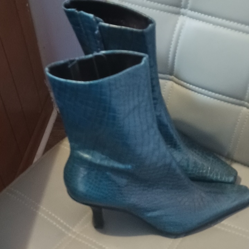 ANTONIO MELANI Blue Heeled Boots